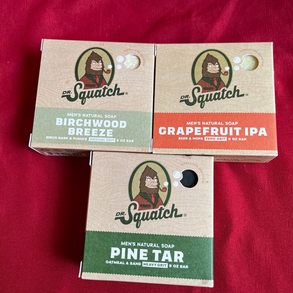 dr squatch bar soap 3 pack